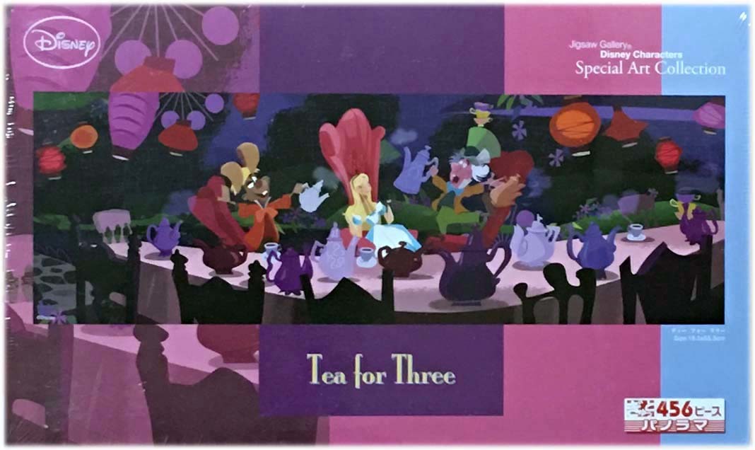 ■新古品・未開封■ディズニー■マーク・スワンソン「ティー フォー スリー」■ぎゅっと456ピース■18.5cm×55.5cm■ジグソーパズル拍卖