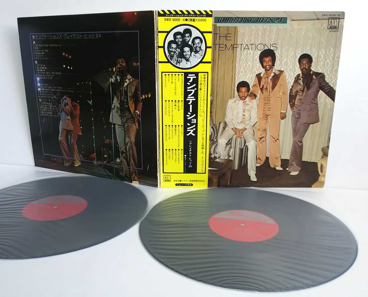 ■2枚組LP■ 帯付 / テンプテーションズ / グレイテスト・ヒッツ 24 / TEMPTATIONS greatest hits 24 / SWX-9005/6拍卖