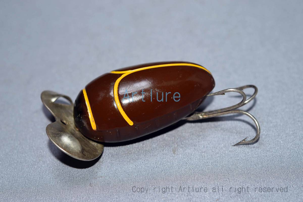 C1937年面白珍品蒐集家向け、,MILLSITE TACKLE CO,.PADDLE PLUG,MI USA,1 3/4IN 1/2 OZ :VINTAGE TACKLE,NAME ON BODY 561-2拍卖