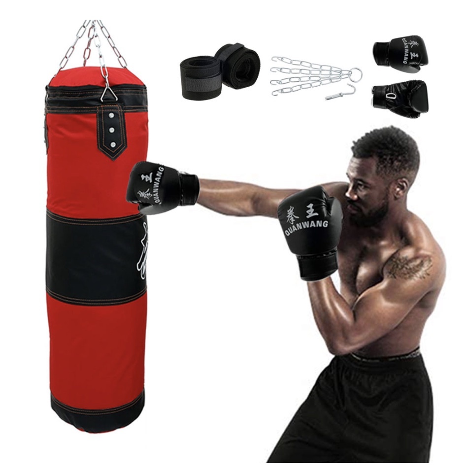 プロボクシングパンチングバッグトレーニングとぶら下げキック土嚢トレーニングファイト空手フィットネスボクシング土嚢拍卖