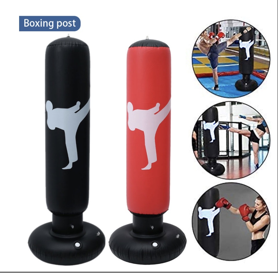 インフレータブルボクシングバッグトレーニング圧力リリーフ運動パンチング立ち土嚢大人子供フィットネスボディビルディング機器拍卖