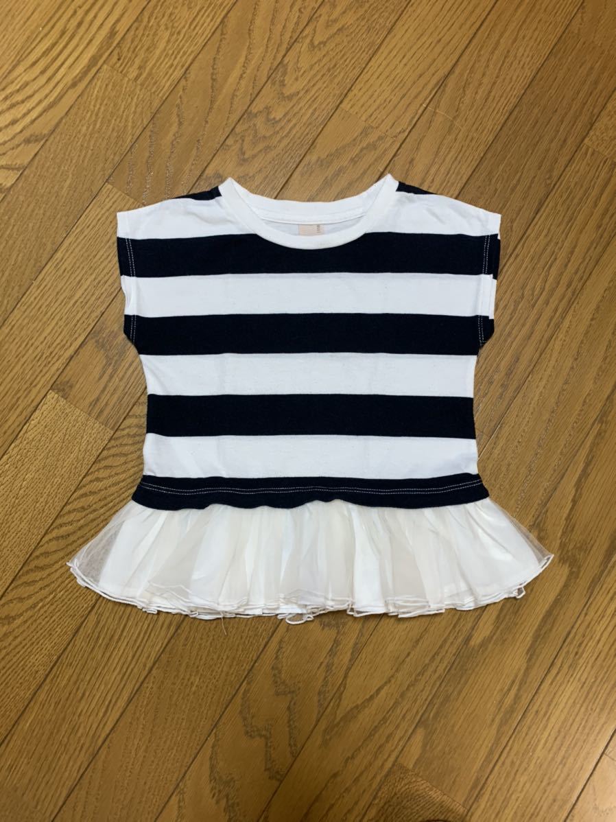 petit main プティマイン トップス 110 半袖Tシャツ拍卖