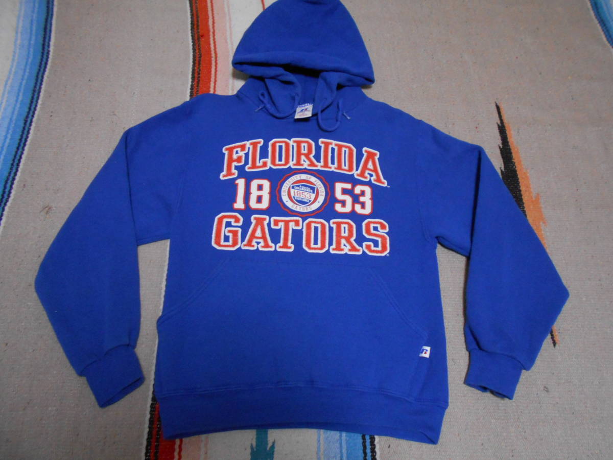 RUSSELL ATHLETIC ラッセル フロリダ大学 UNIVERSITY OF FLORIDA GATORS カレッジ スウェット パーカー バスケットボール フットボールNCAA拍卖