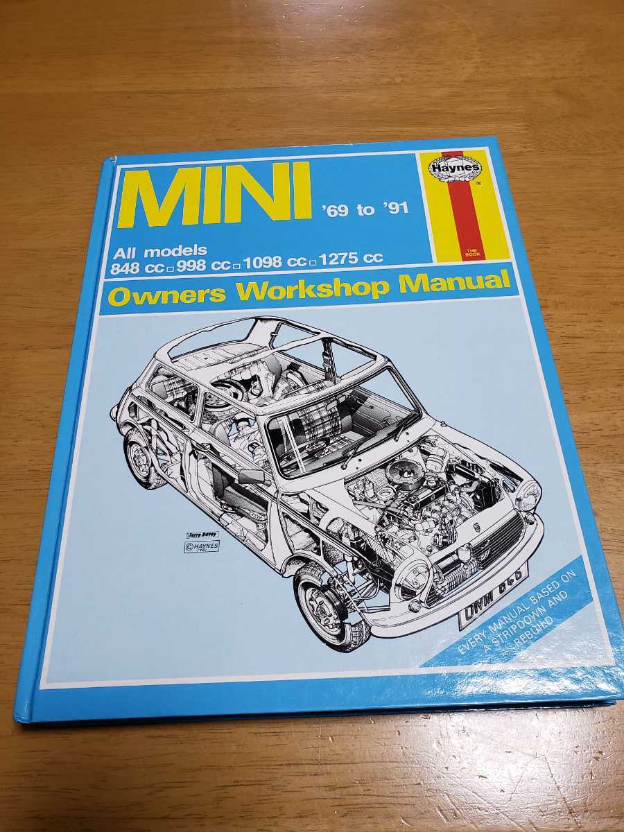 ■即決/送料無料■ヘインズHAYNES/ミニMINIオーナーズワークショップマニュアル配線図付848.998.1098.1275CC/1969-1991ハードカバー拍卖