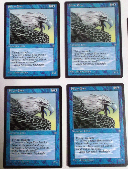MTG/英語/4枚セット/Silver Erne/アイスエイジ/アンコモン拍卖