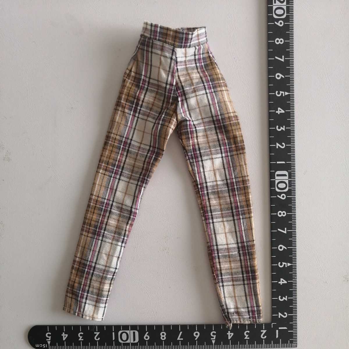 tia 人形用 ベージュ系 チェック パンツ ジェニー エイト ナイン momoko 1/6ドール 拍卖