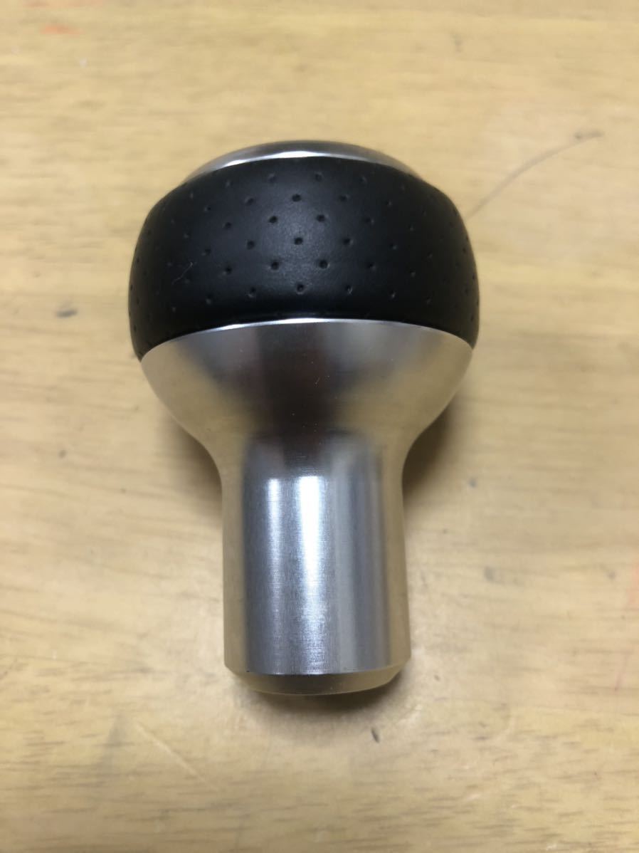 日野 純正 オプション AT 10×1.25 シフトノブ アルミ レザー UD ビックサム クオン コンドル エルフ 三菱拍卖