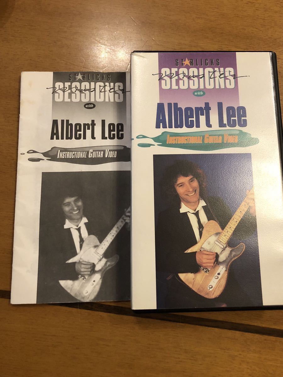 【一部映像乱れあり・日本語字幕版・VHS】STAR LICKS Albert Lee アルバート・リー【譜面付き】拍卖