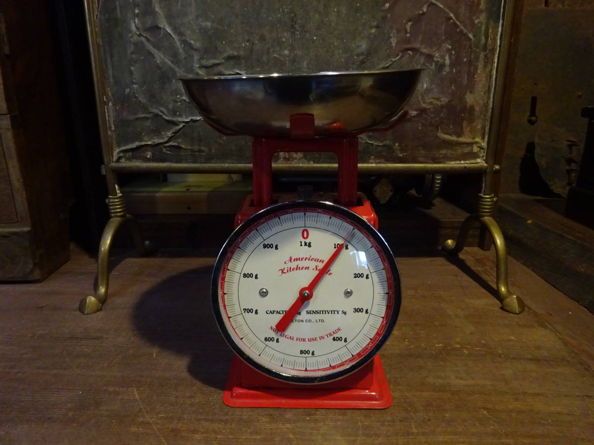 【ダルトンキッチンスケール1㎏】古道具アンティーク骨董インダストリア量り天秤カフェバーケーキ屋台所古道具インテリア拍卖