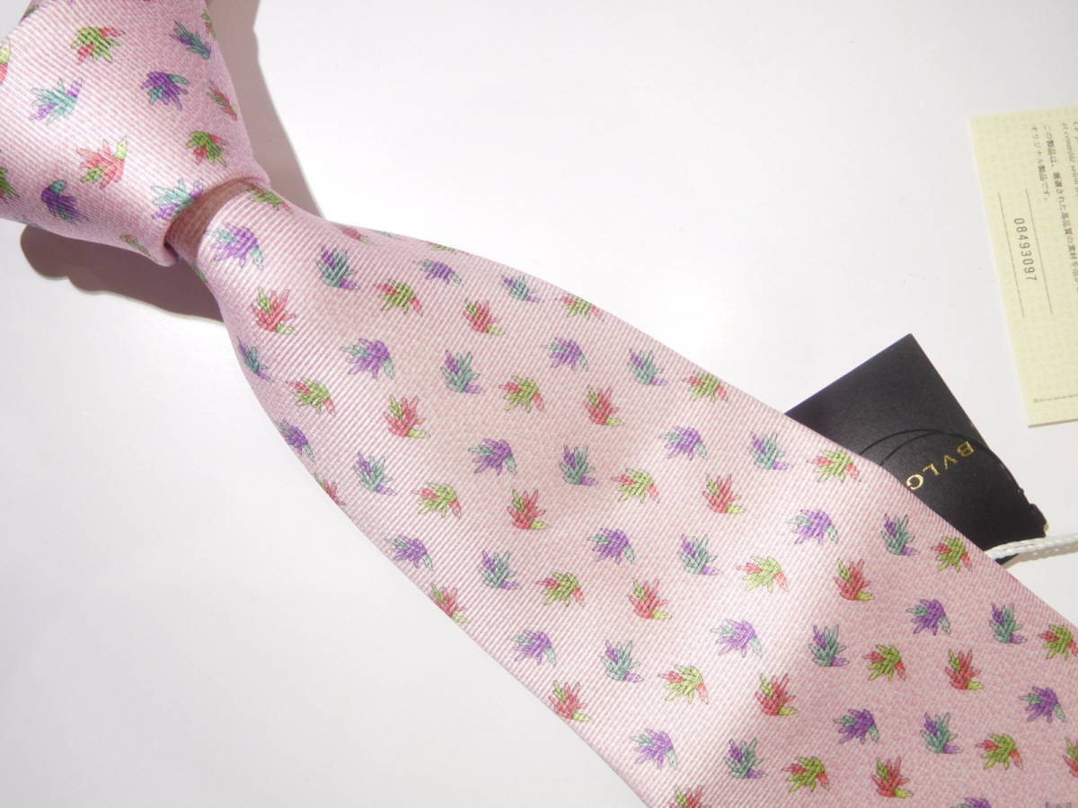 BVLGARI ブルガリ ネクタイ/1 タグ付き新品未使用品拍卖