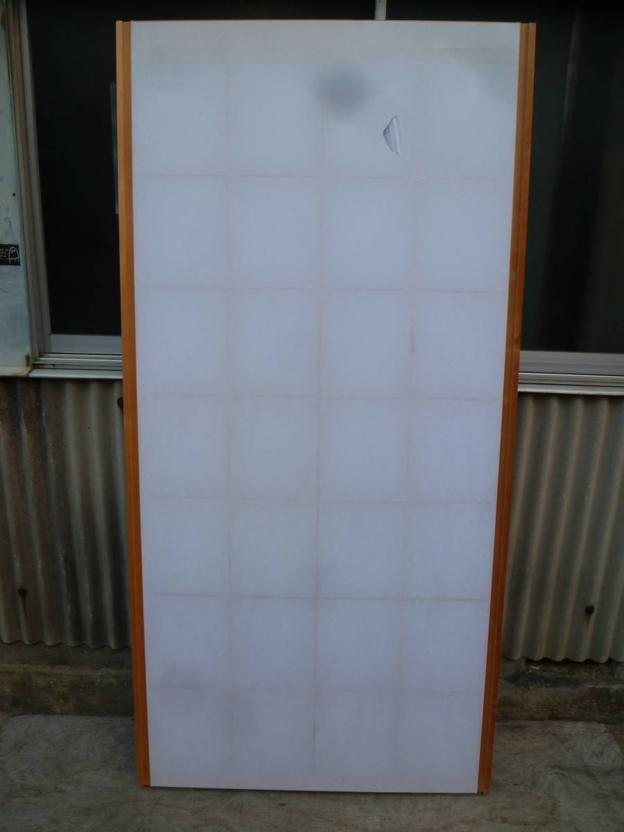 最終値下げ!M7534 太鼓張り 両面張り障子 1枚 高185cm 横91cm 厚3cm 傷汚有 【送り先は会社 事務所 店舗限定】【個人様は西濃運輸局留め】拍卖