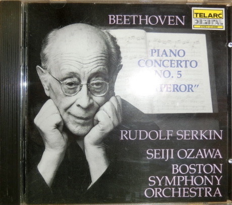 【中古CD 送料無料】 ルドルフ・ゼルキン 小澤征爾 ベートーヴェン ピアノ協奏曲 皇帝拍卖