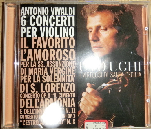 【中古CD 送料無料】 ヴィヴァルディ Vivaldi 協奏曲集 Uto Ughi ウート・ウーギ 6 Concerti Per Violino 74321-475 512拍卖