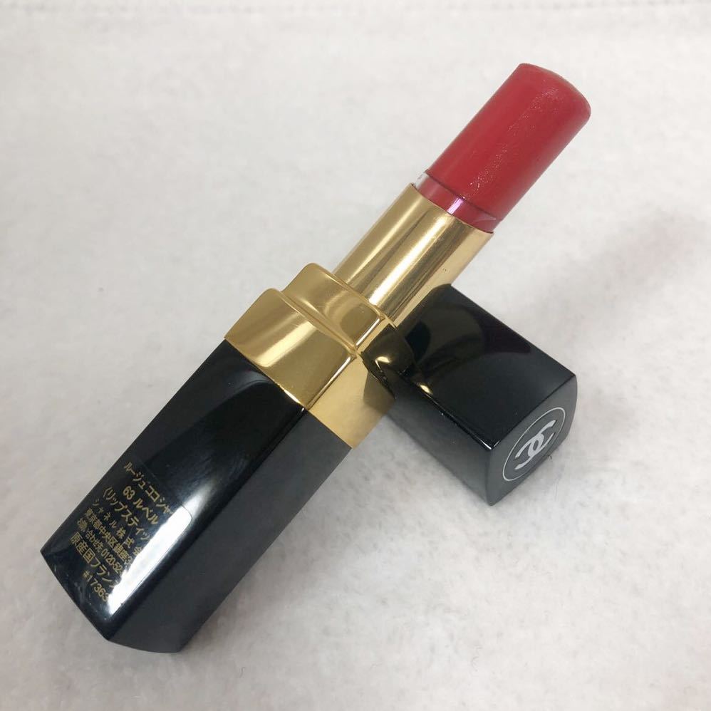 CHANEL シャネル ココシャイン 63 リップスティック 口紅拍卖