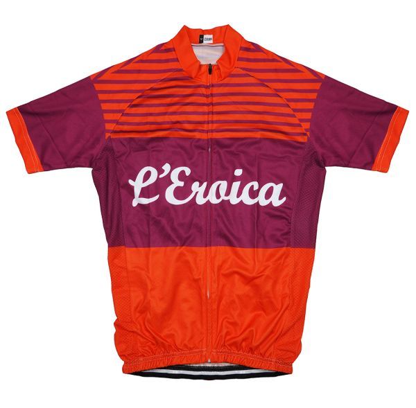 新品 サイクルジャージ XLサイズ レトロデザイン No103 イタリア フルジップ 半袖 ウェア メンズ サイクリング スポーツ MTB ロードバイク拍卖