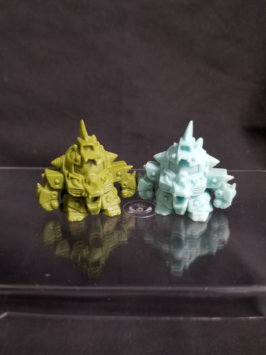 ガン消し No.131 予言者ジムコマンド×2 モスグリーン&水色拍卖