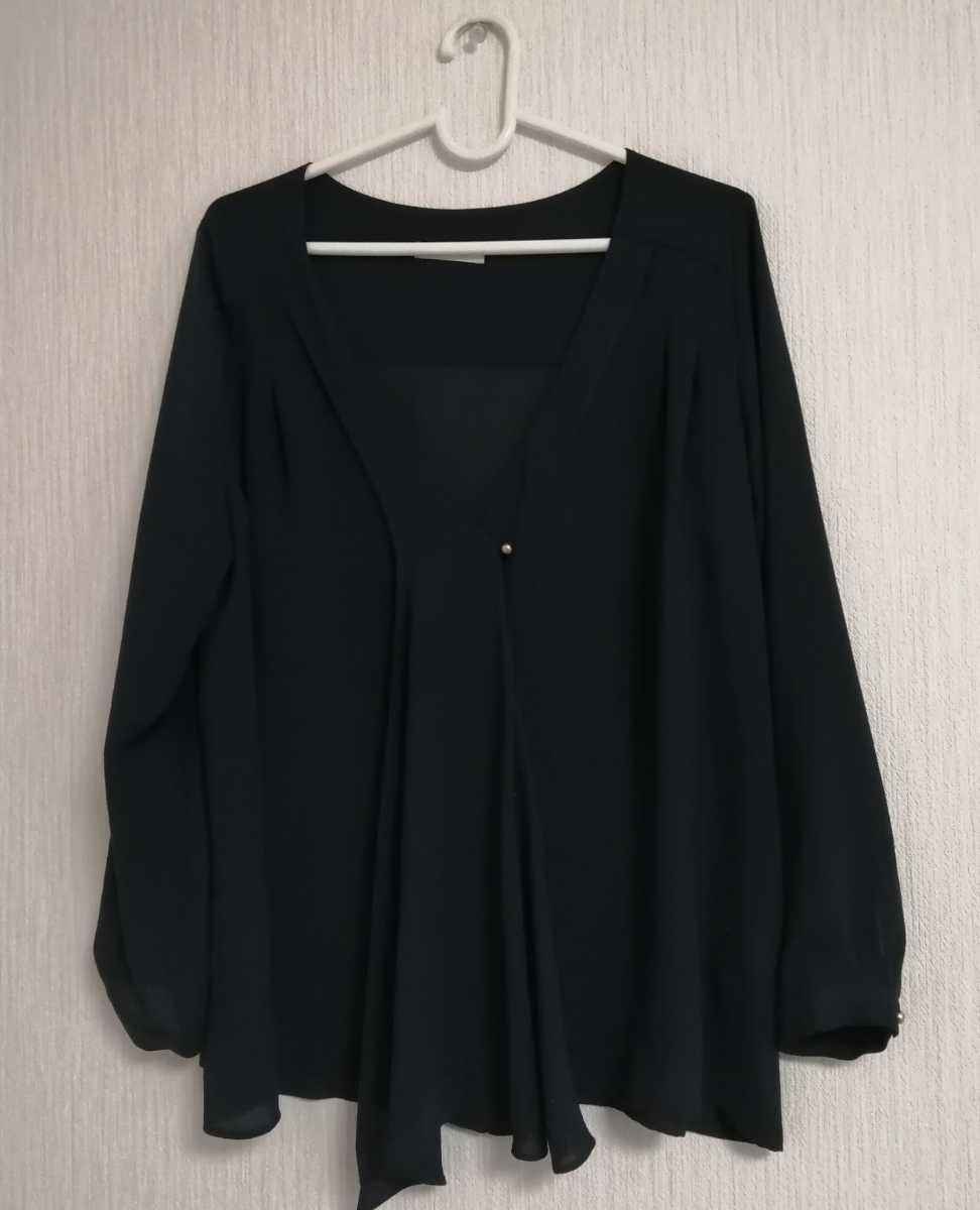 ラ トータリテ La TOTALITE シャツ ブラウス 紺ネイビー スーツ拍卖