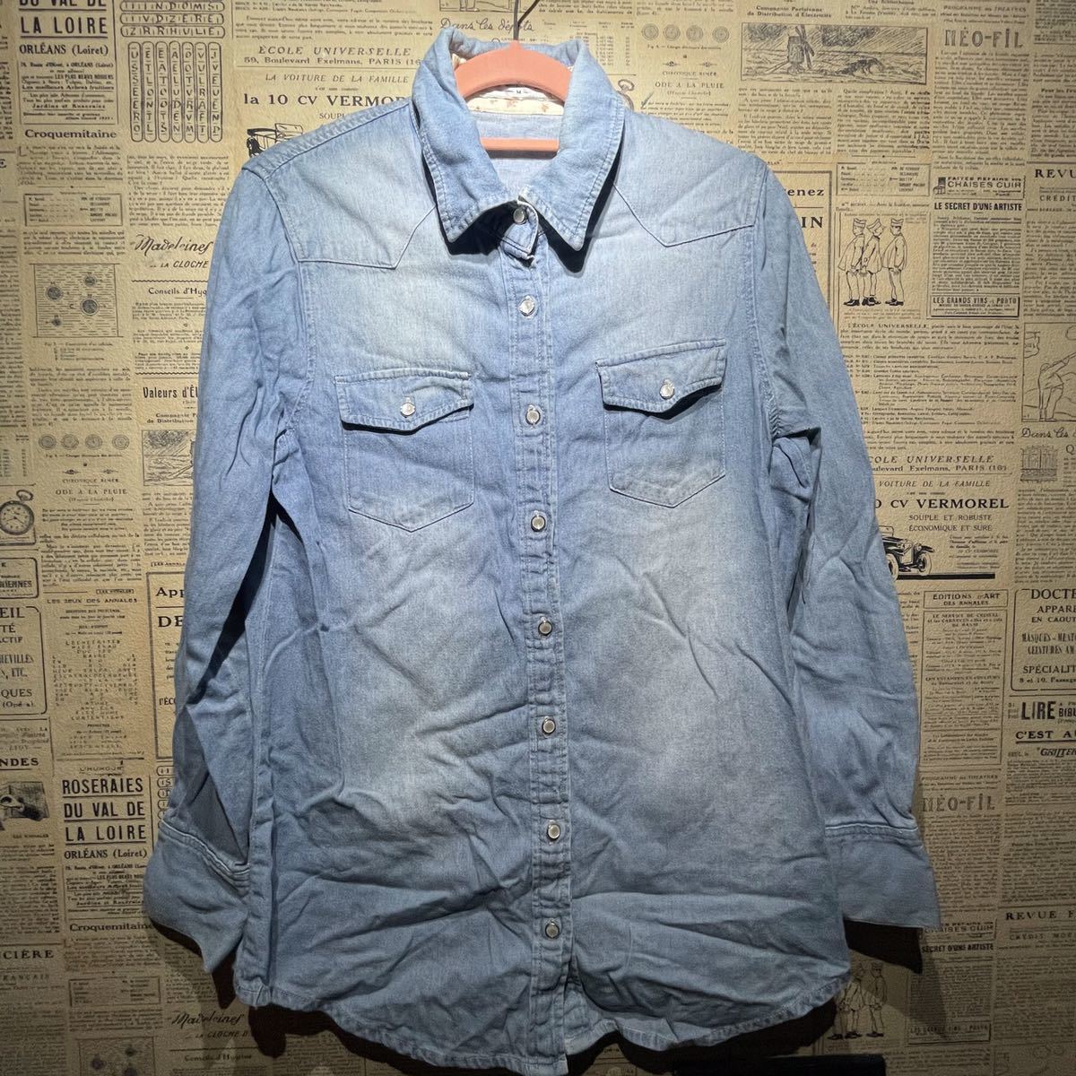 COLZA コルザ デニムシャツ size M拍卖