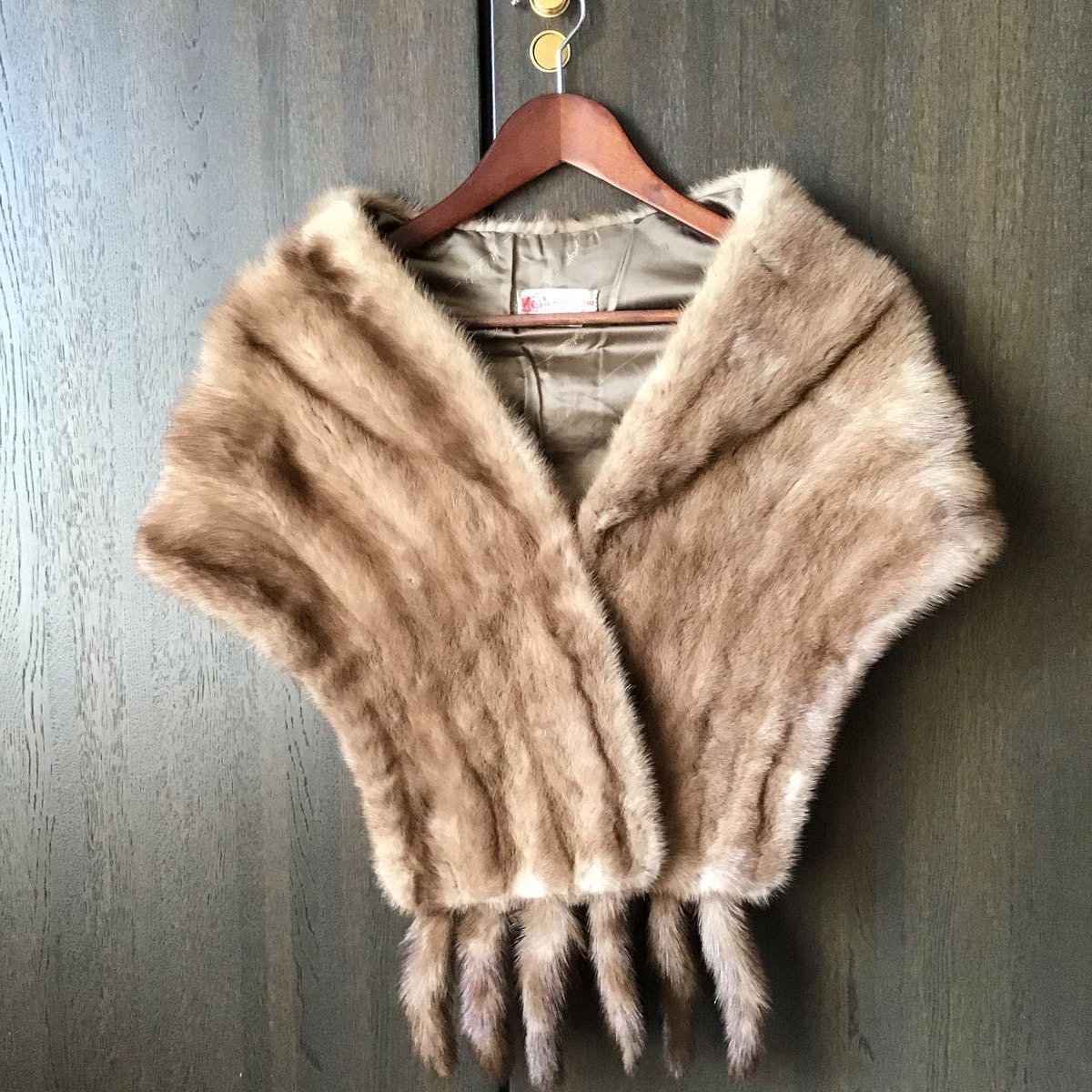 三越購入♪ミンク大判ショール♪豪華拍卖