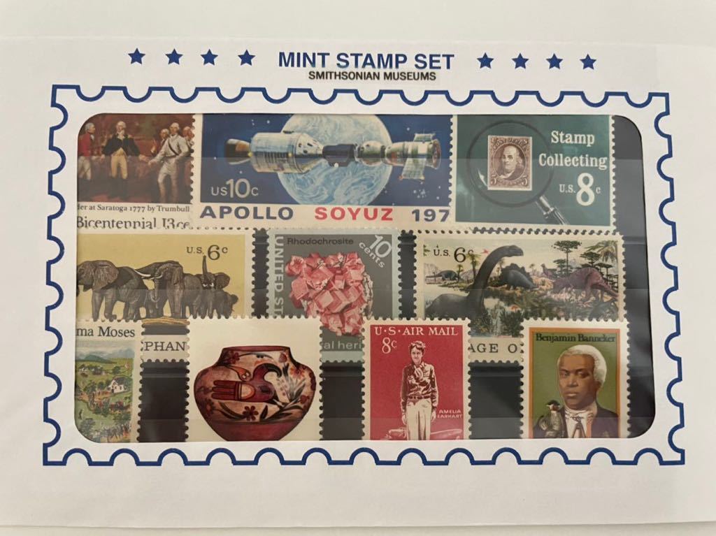 新品 スミソニアン博物館購入 MINT STAMP SET 切手セット アメリカ拍卖