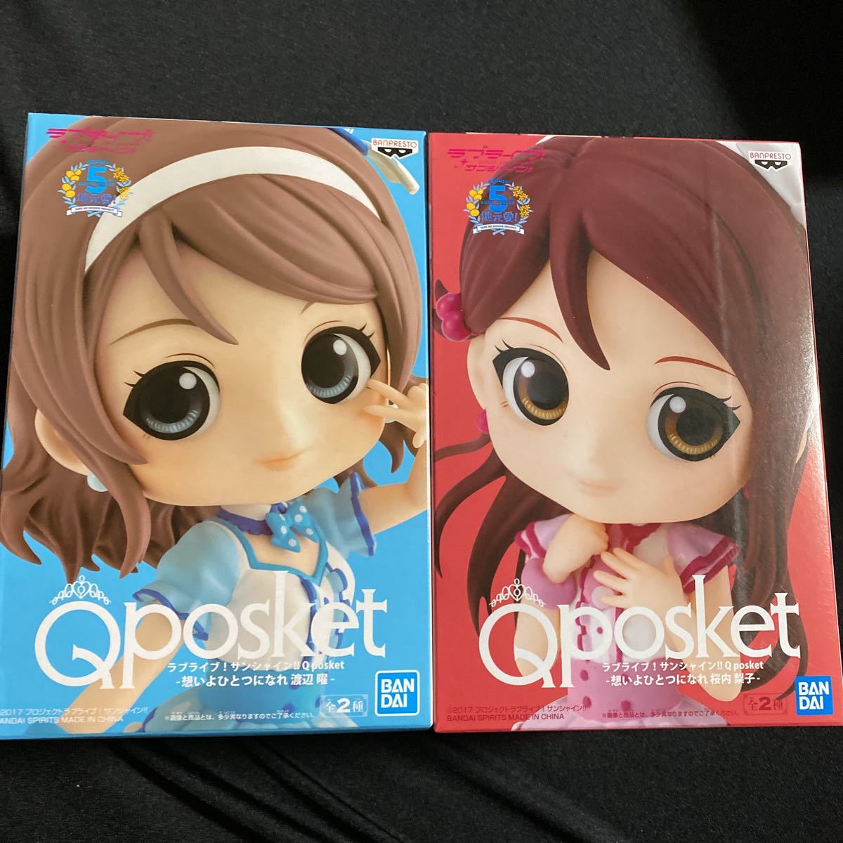 Qposket★ラブライブ!サンシャイン★想いよひとつになれ★フィギュア★渡辺曜A★桜内梨子A★2点セット拍卖