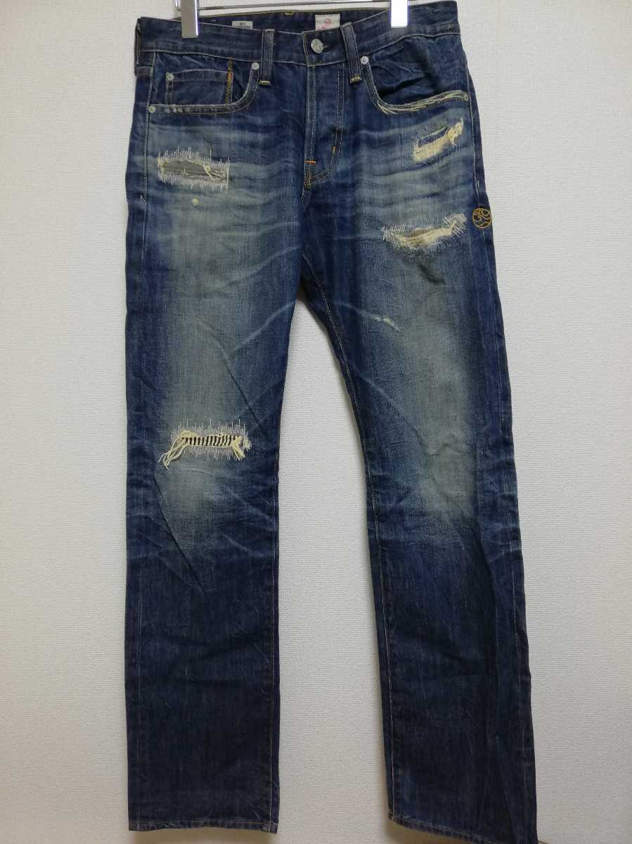 【即決】ロンハーマン別注 AG adriano goldschmied 50s Tambourine ダメージ加工デニムパンツ 30 タンバリン スリム拍卖