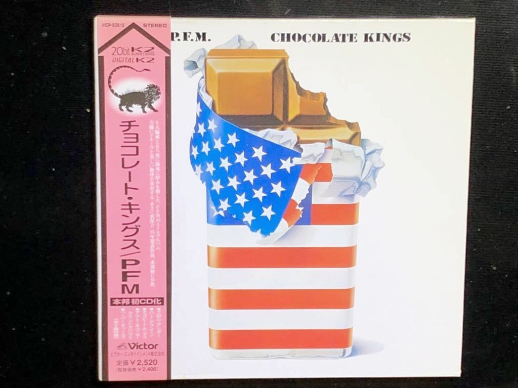 【紙ジャケ】 名盤 ※  PFM  ※  チョコレート・キングス  ※ 国内盤帯つきCD拍卖