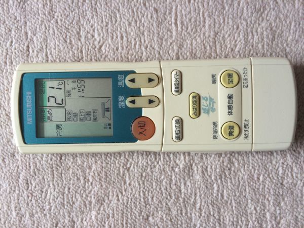 送料無料★MITSUBISHI★三菱★純正★エアコン用リモコン★JG01★中古★動作品★返金保証あり拍卖