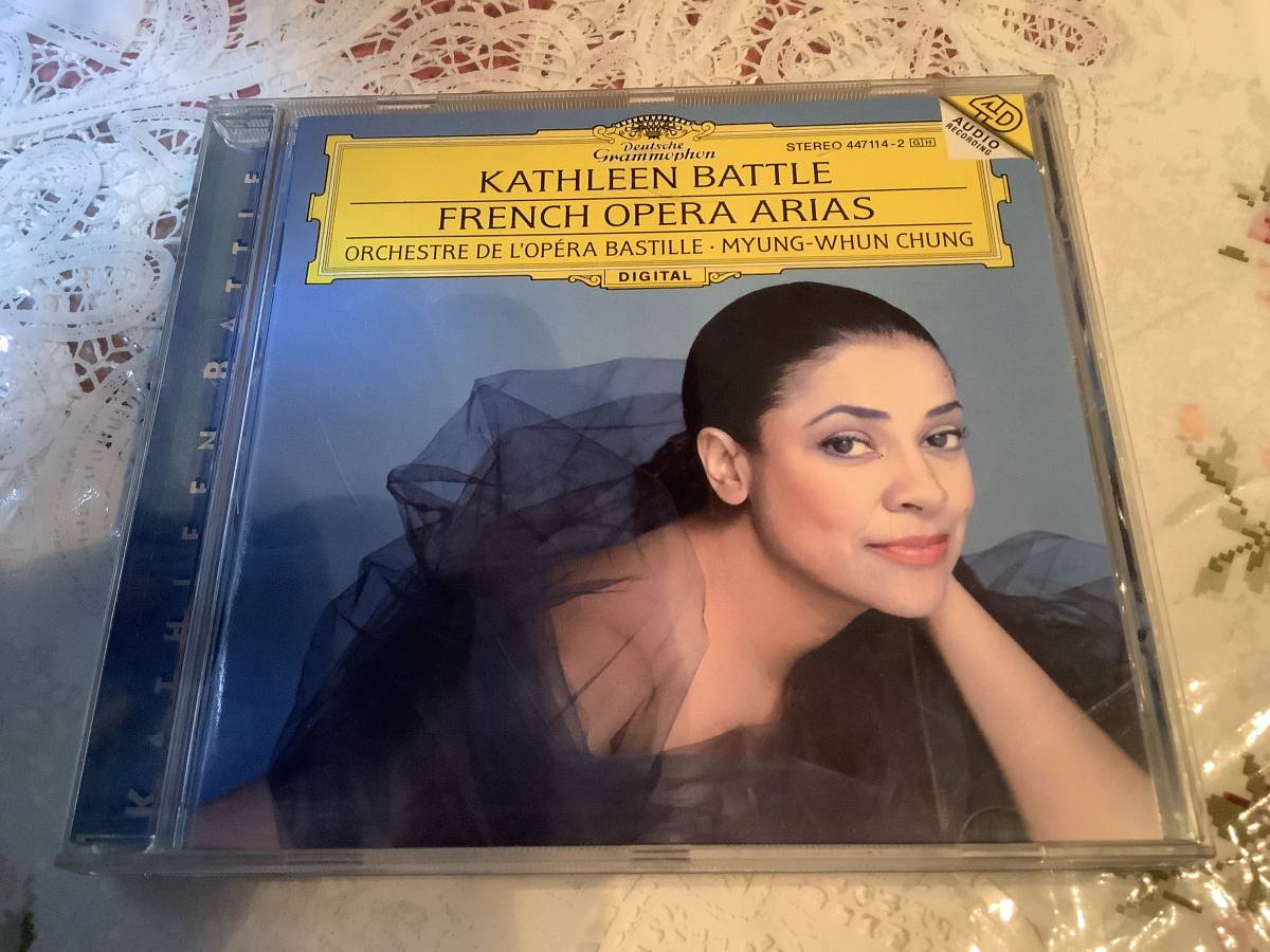 キャスリーン・バトル  フランスオペラアリア集  パリ・バスティーユ管弦楽団 合唱団  チョン・ミョンフン拍卖