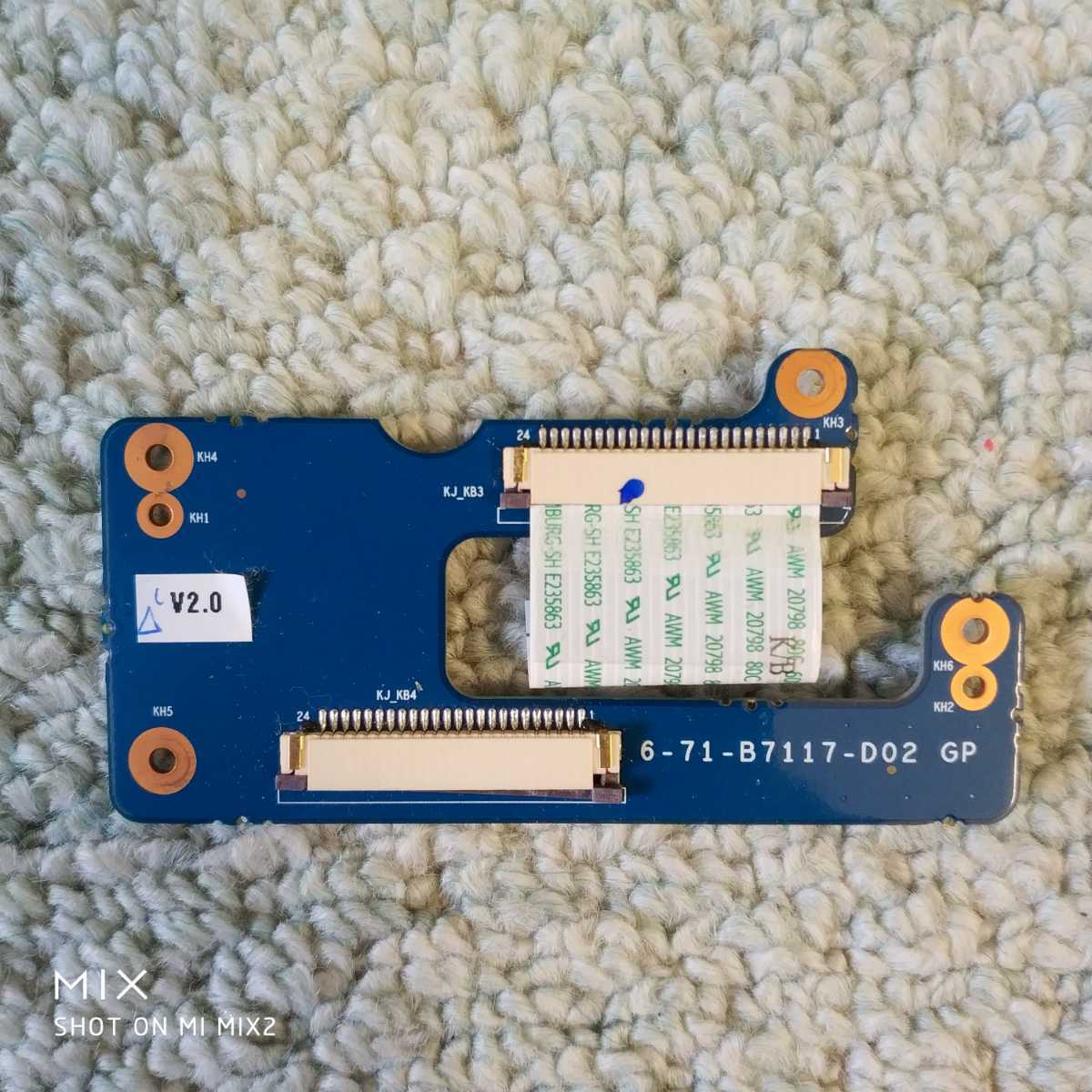 岐阜 送料198円 ★ MOUSE COMPUTER W170 W170H W170HN W170HR W170ER 等用 キーボード接続ボード 6-71-B7117-D02 ★ 動作確認済 Q248拍卖