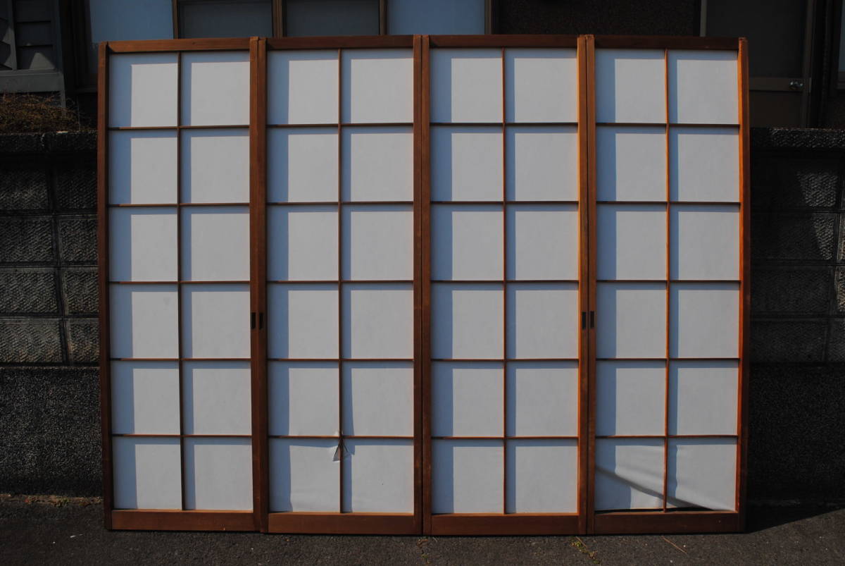 C1 4枚組 細身 障子 1823x594x30ミリ拍卖