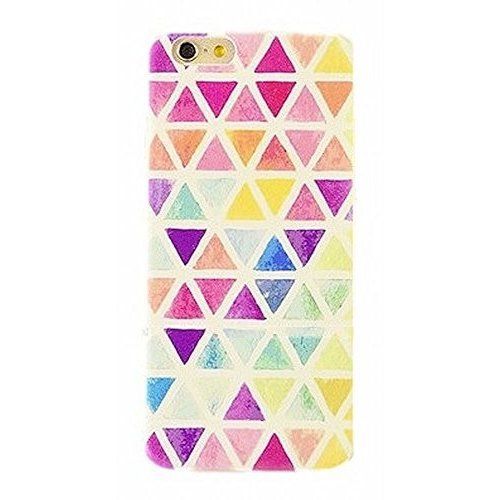 ◆新品◆iPhone8Plus / iPhone7Plus スマホケース ハードケース クリアケース 幾何学模様 トライアングル柄拍卖