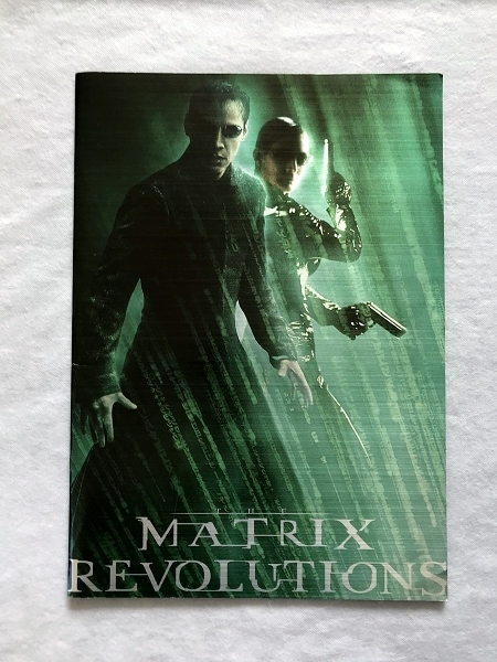 映画パンフレット52 「マトリックス レボリューションズ/MATRIX」大判サイズ 2003年/キアヌ・リーブス/キャリー=アン・モス拍卖