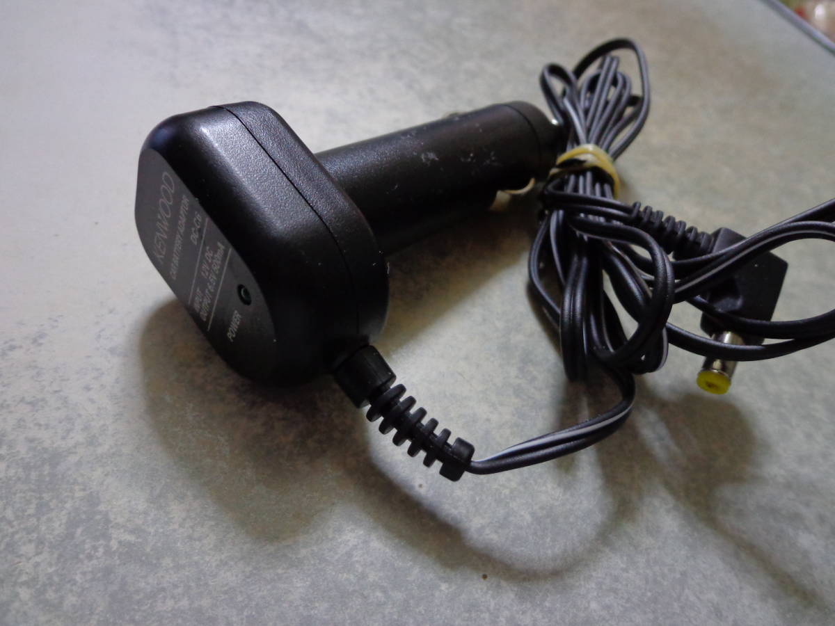 KENWOOD ケンウッド ポータブルプレーヤー用 12Vカーアダプター DC-C6 6.5V 500mA拍卖