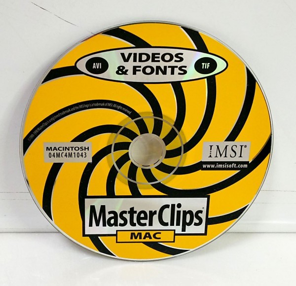 【同梱OK】 素材集 / Master Clips / Video&Fonts / 映像素材 / 動画素材 / FONT / 書体 / フォント拍卖