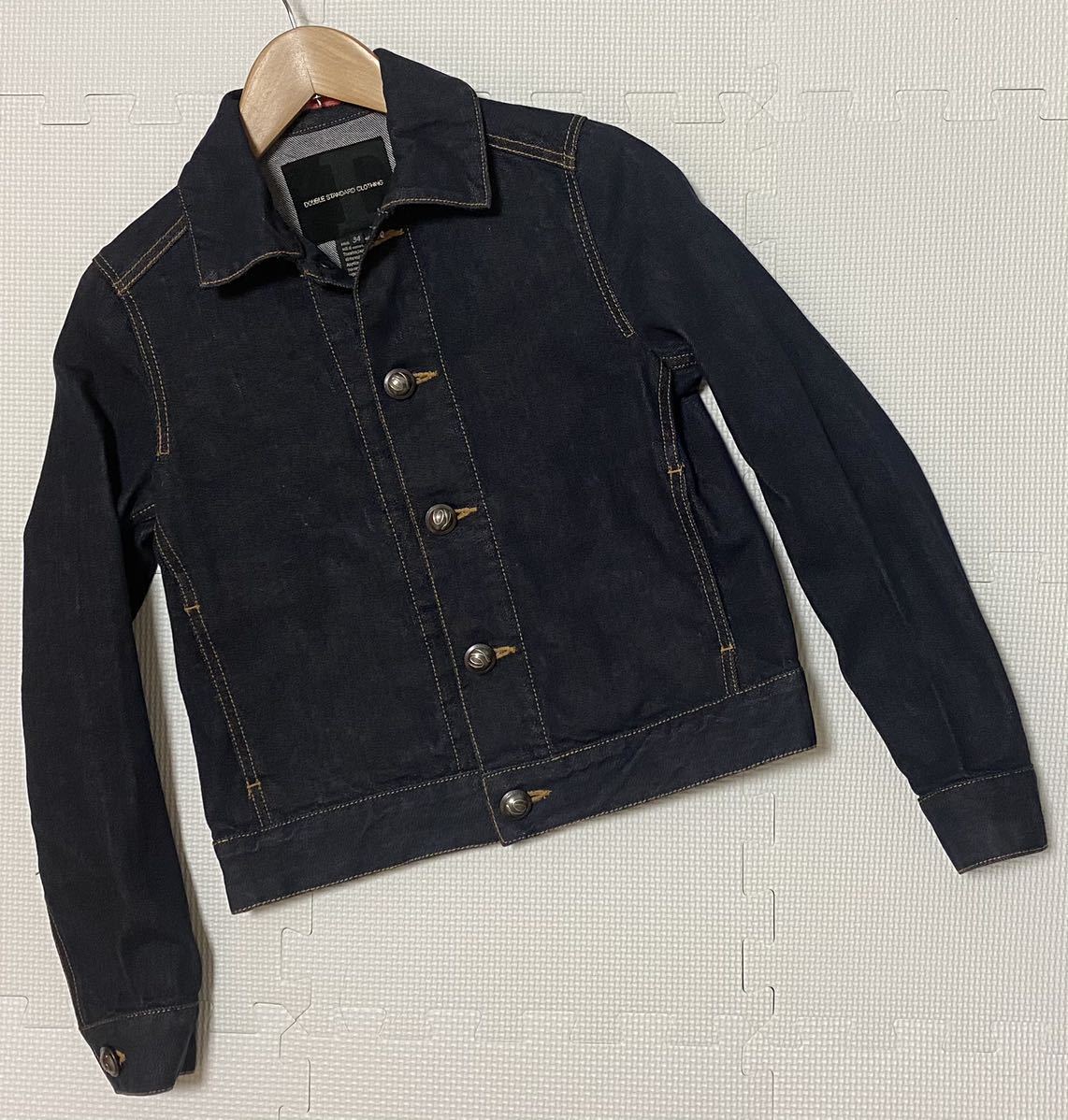 ダブルスタンダードCLOTHING デニムジャケット Gジャン レディースS 【YF-338】拍卖