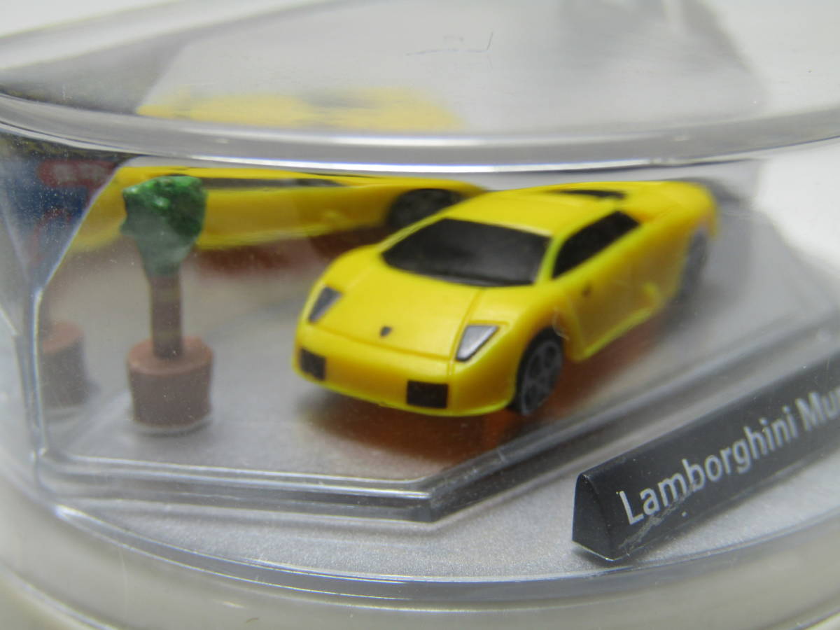 ランボルギーニ LAMBORGHIN ムルシエラゴ Murcielago ミニジオラマ未展示品 イエロー M2 拍卖
