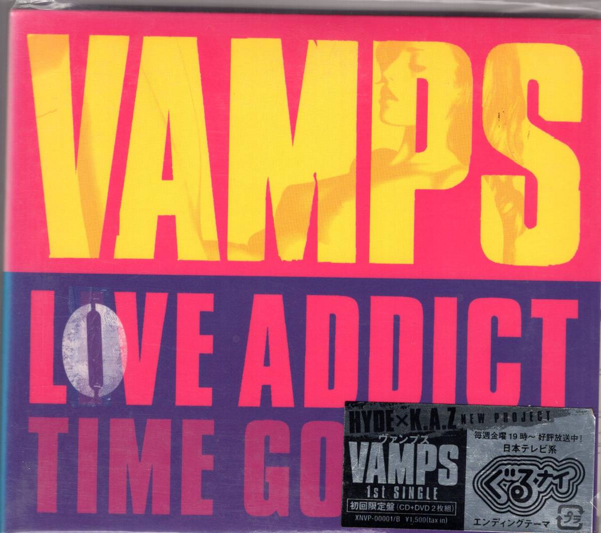 VAMPS  LOVE ADDICT(初回限定盤 CD+DVD)  HYDE×K.A.Zの話題のユニットVAMPS待望のファーストシングルのリリース!お見逃しなく!拍卖