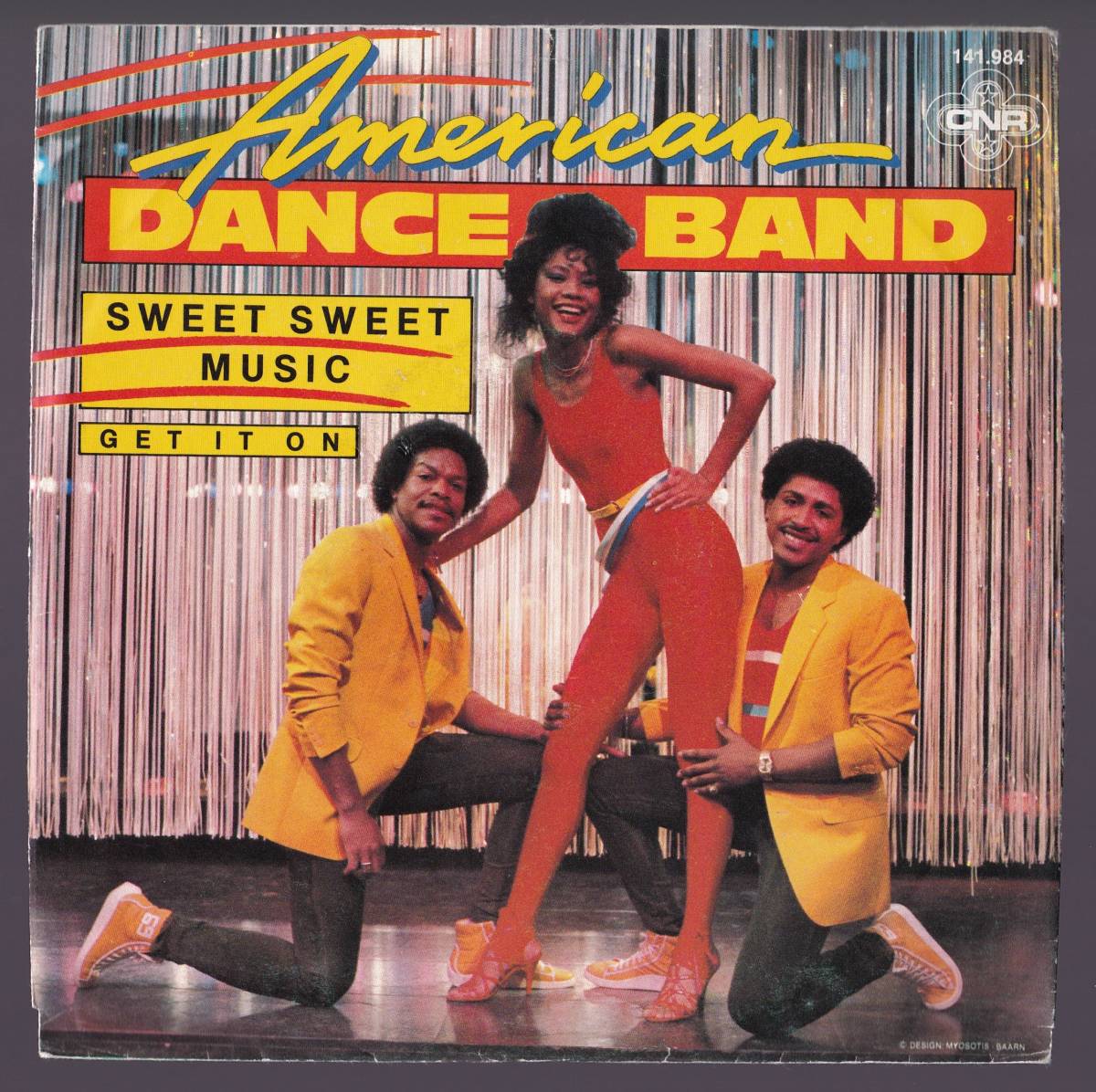 ダンクラ7inch・45★AMERICAN DANCE BAND / Sweet sweet music / Get it on★picture sleeve・オランダ盤・CNR★拍卖