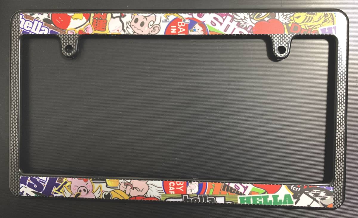 【Hellaflush】ヘラフラッシュ ナンバーフレームJDM USDM スタンス 車高短 シビック EF EG EK ドリフト 北米 USA 拍卖