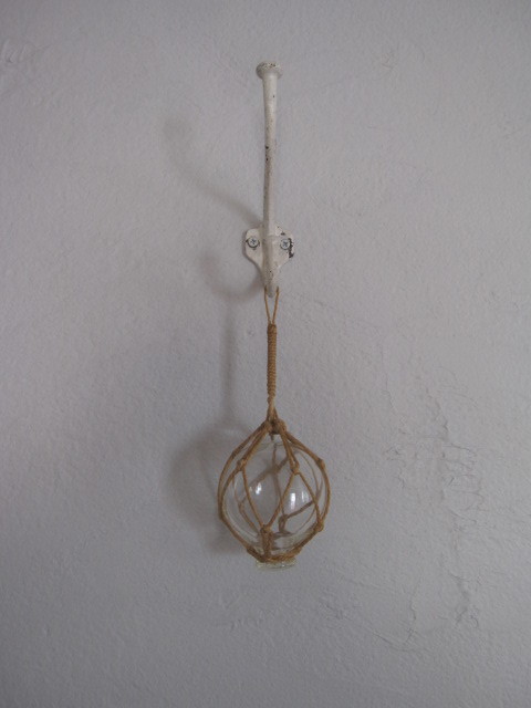 レア!スウェーデンアンティーク・ビンテージ ガラスのフロートボール・浮き玉/北欧雑貨・アンティークインテリア☆吊るして飾れます拍卖