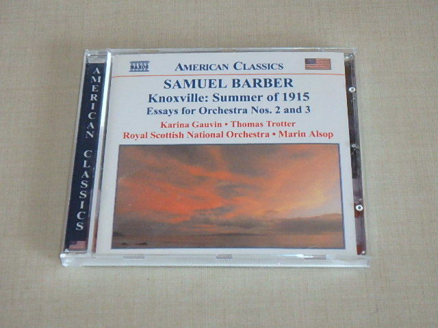BARBER:Knoxville:Summer of 1915 / 輸入盤CD拍卖