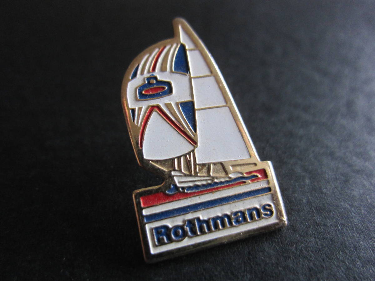 ロスマンズ■ROTHMANS■タバコ■セイリングボート■ヨット■白い帆船■ピンバッチ■ピンズ■フランス拍卖