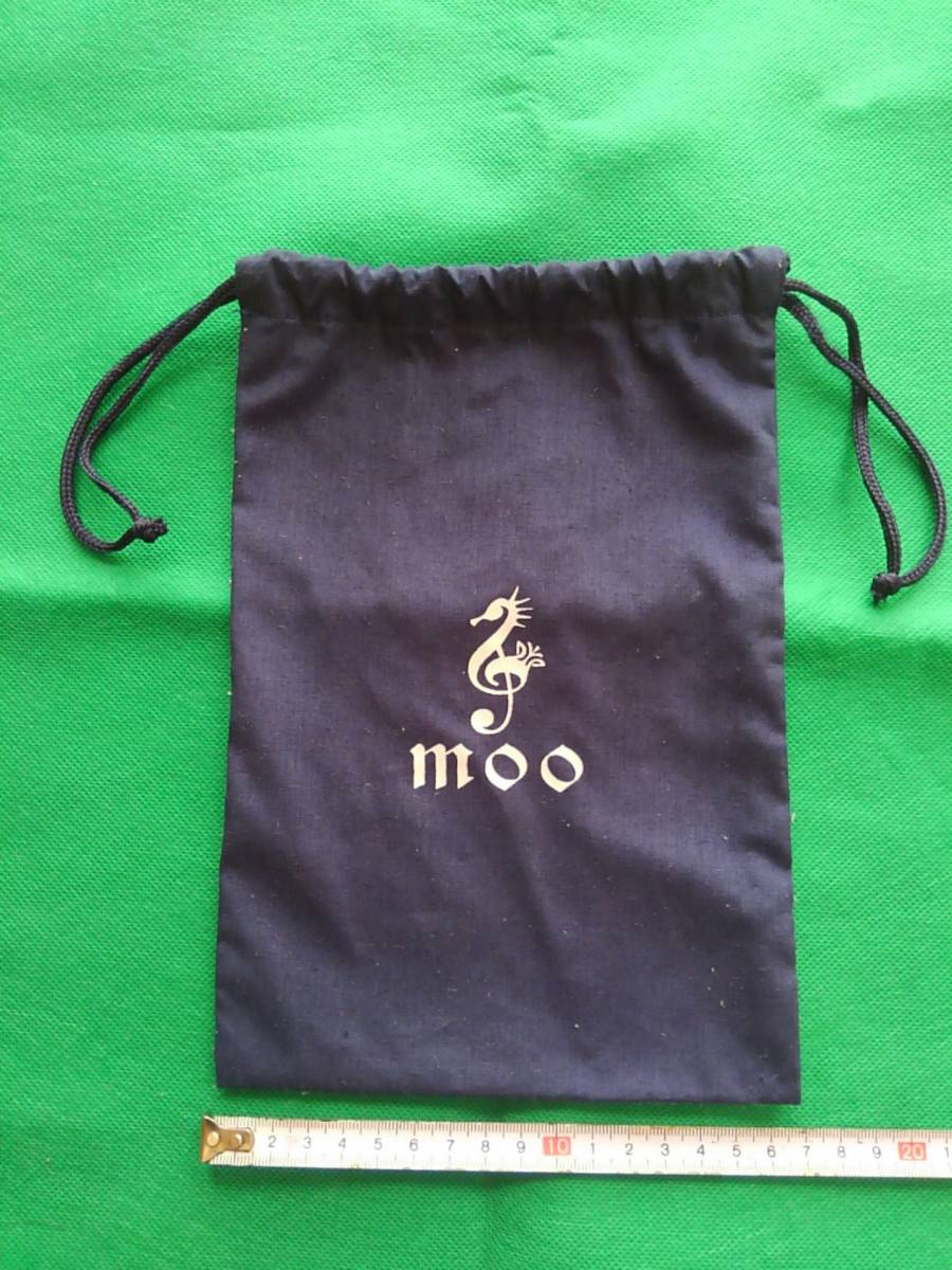 ★★moo ミニ巾着 タツノオトシゴ ト音記号 巾着袋 (ネイビー)E5拍卖