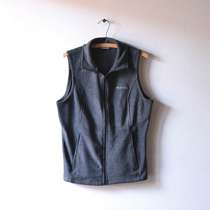 【送料無料】コロンビア アウトドア フリースベスト レディースM チャコールグレー Columbia DD0078拍卖