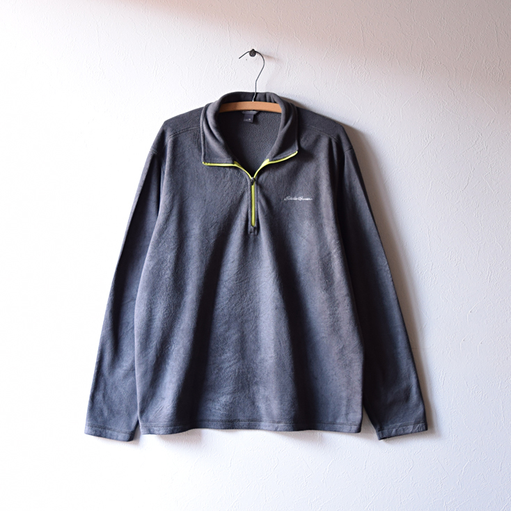 【送料無料】エディーバウアー アウトドア インナー プルオーバー フリースジャケット Eddie Bauer メンズM DD0087拍卖