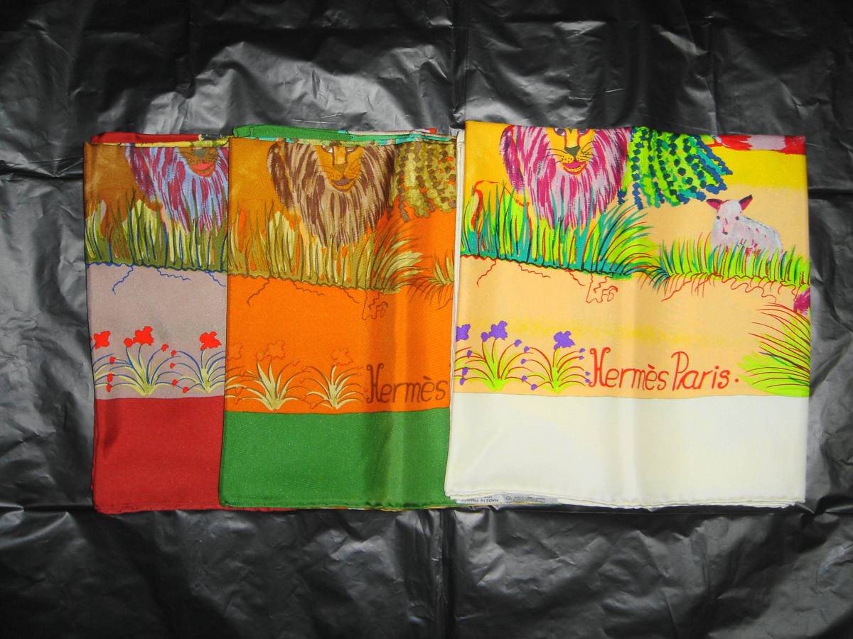 超貴重!エルメススカーフ ヌバマウンテン新品完全版!拍卖