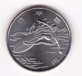 ●●●東京2020オリンピック競技大会記念 100円クラッド貨幣 2次 サーフィン 平成31年★拍卖