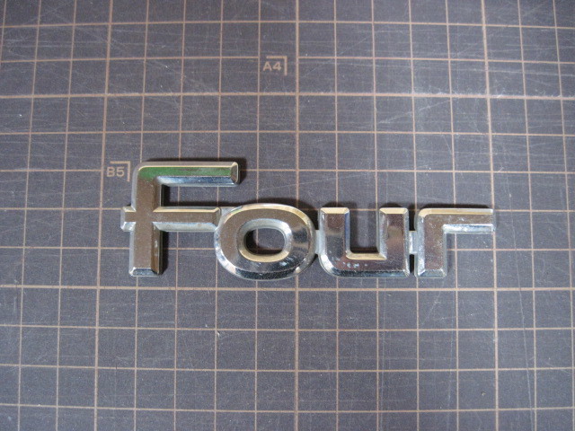 Four エンブレム 9.5cm×3cm 中古 210224拍卖
