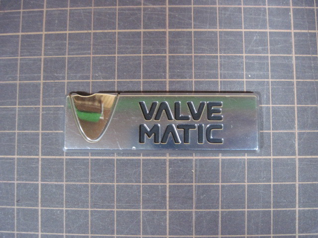 VALVE MATIC グレード エンブレム 7.5cm×2.2cm 中古 210235拍卖